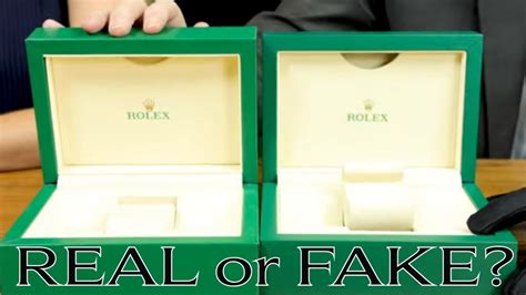 genuine rolex box vs fake|are rolex watches genuine.